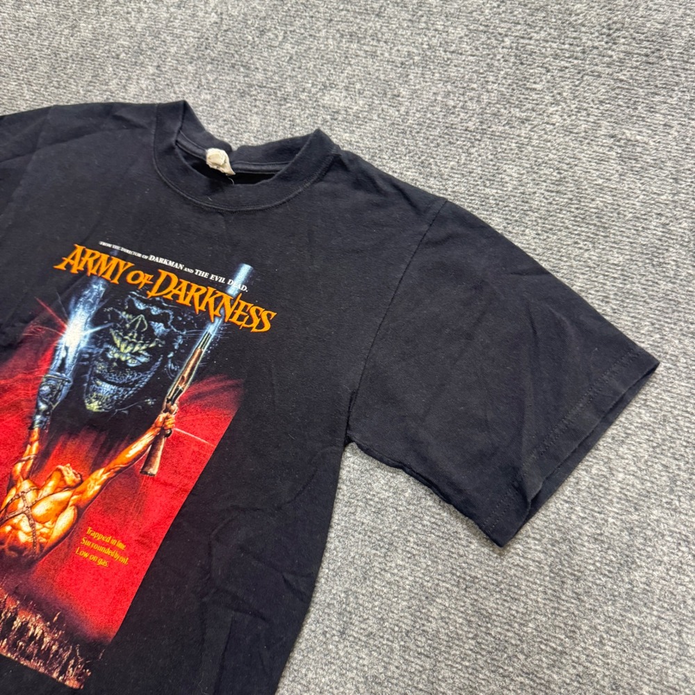 Vintage The Evil Dead Movie Promo T-Shirt Size S Rare Army of Darkness - Picture 2 of 6
